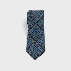 Hani Handmade Balochi Embroidered Silk Men’s Tie