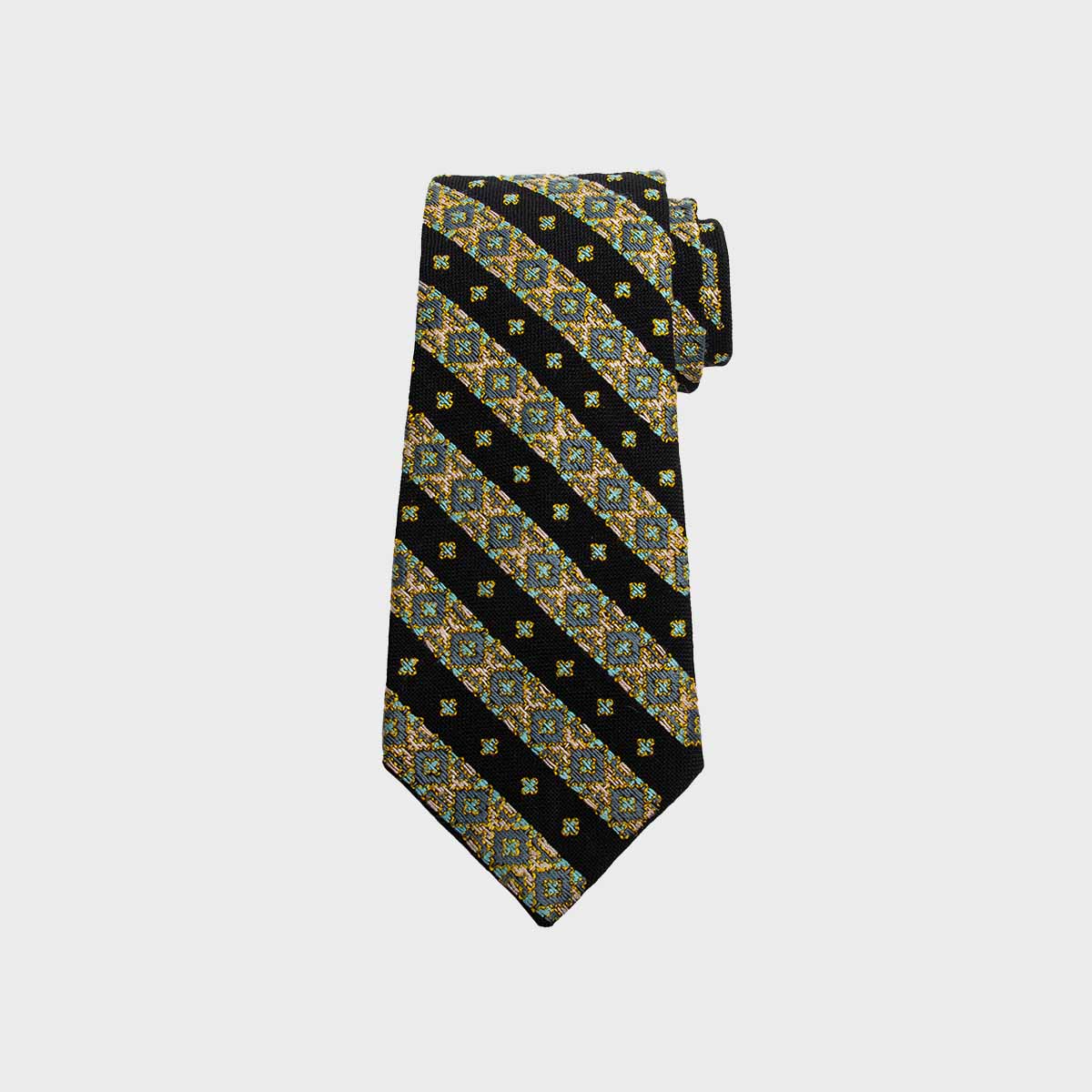 Yakout Handmade Balochi Embroidered Silk Men’s Tie