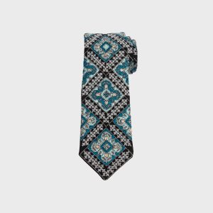 Mahour Handmade Balochi Embroidered Silk Men’s Tie