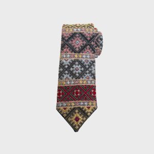 Mehrmonir Handmade Balochi Embroidered Silk Men’s Tie
