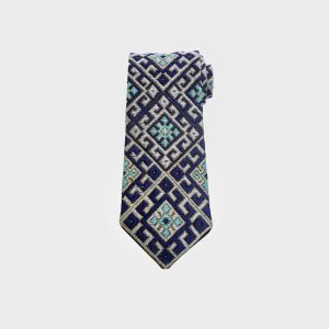 Kayvan Handmade Balochi Embroidered Silk Men’s Tie