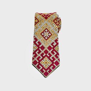 Kayvan Handmade Balochi Embroidered Silk Men’s Tie