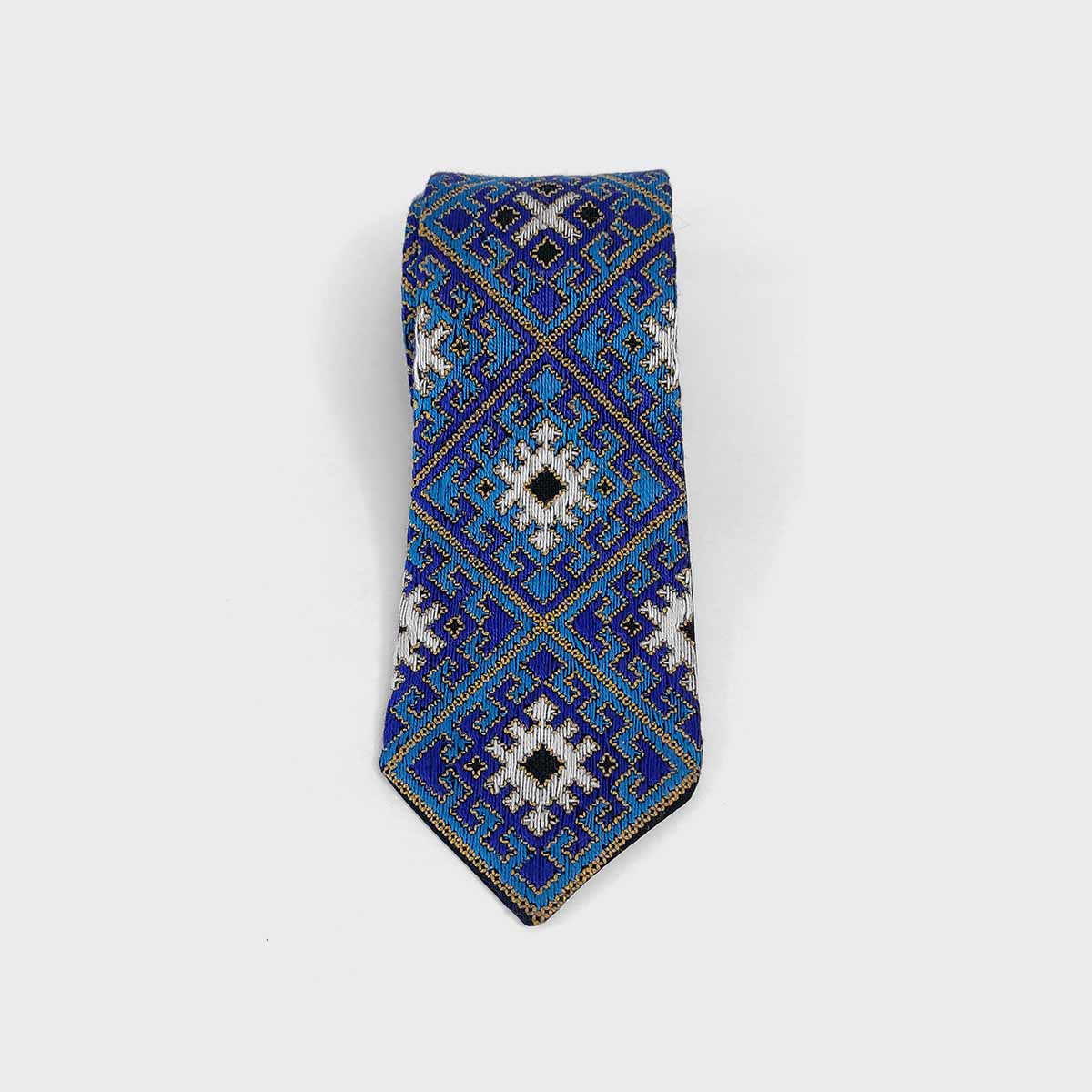 Taftan Handmade Balochi Embroidered Silk Men’s Tie