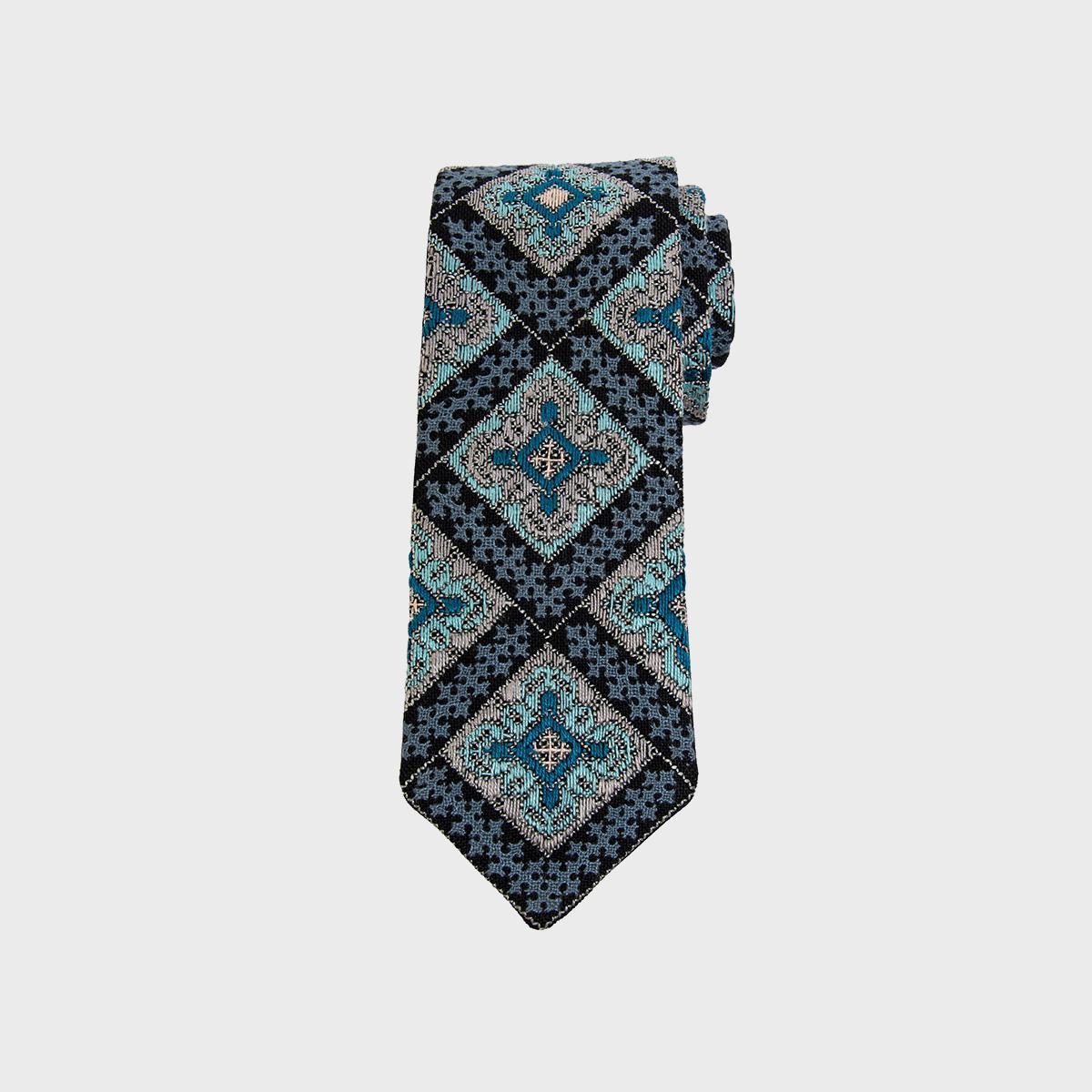 Mahour Handmade Balochi Embroidered Silk Men’s Tie
