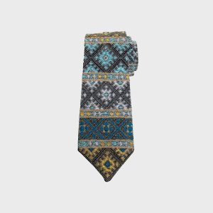 Mehrmonir Handmade Balochi Embroidered Silk Men’s Tie