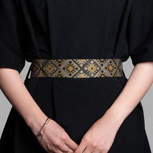 Taftan Handmade Balochi Embroidered Slim Belt