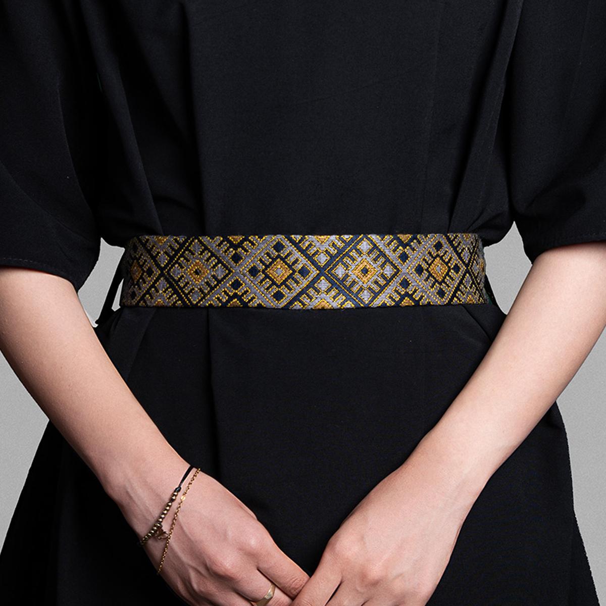Taftan Handmade Balochi Embroidered Slim Belt