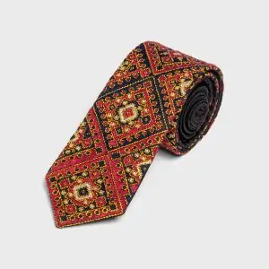 Granaz Handmade Balochi Embroidered Silk Men’s Tie