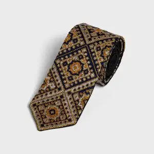 Granaz Handmade Balochi Embroidered Silk Men’s Tie