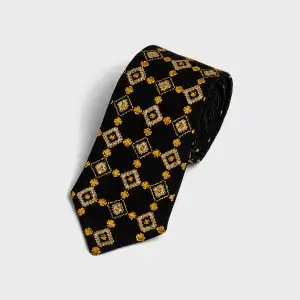 Laleen Handmade Balochi Embroidered Silk Men’s Tie