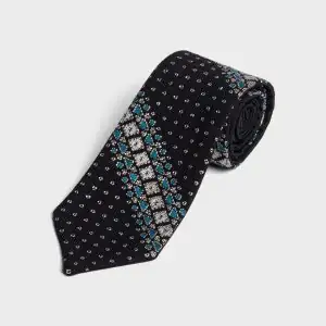 Malek Naz Handmade Balochi Embroidered Silk Men’s Tie