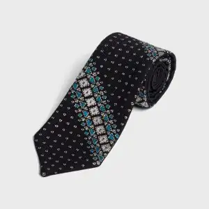 Malek Naz Handmade Balochi Embroidered Silk Men’s Tie